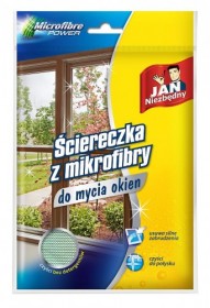 Ścierka mikrofibra do mycia okien Jan Niezbędny