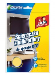 Ścierka mikrofibra do mycia sprzętu RTV Jan Niezbędny